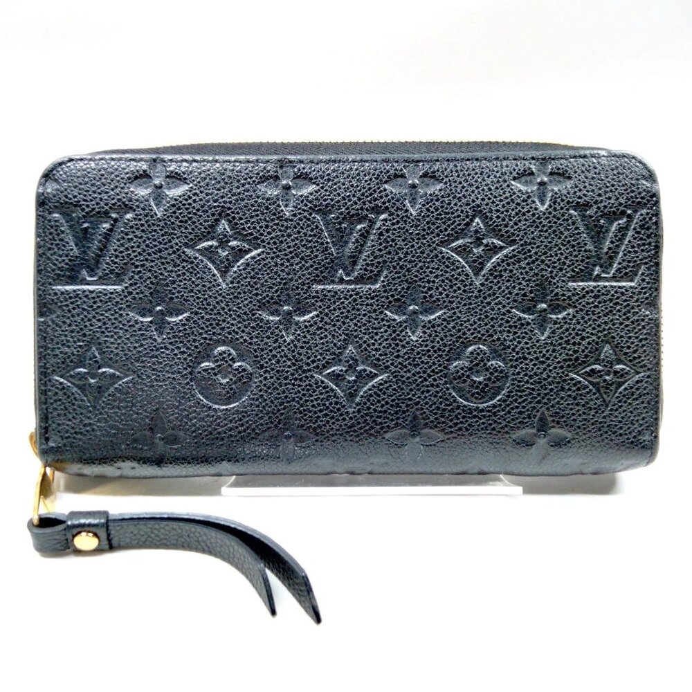 Louis Vuitton LV Long Wallet Black Monogram Empreinte 420-071625